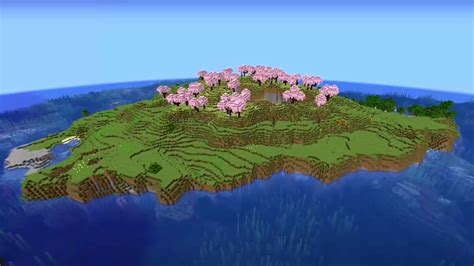 Cherry Grove Island Seed for Minecraft 1.20.1 | MinecraftGames.co.uk