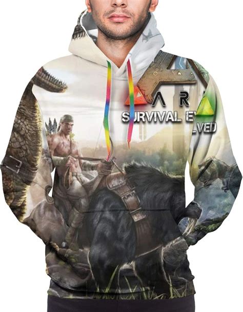 Ark Survival Evolved Men's 3D Printed Casual Hoodie Unisex Hooded ...