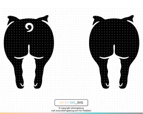 Pig Butt Svg Pig Butts Clipart Pig Butt Png Pig Butt Dxf | Etsy