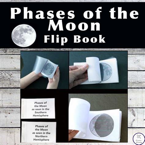 Phases of the Moon Flip Book - Simple Living. Creative Learning