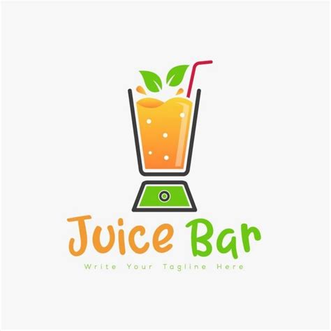 Fruit Juice Mixer Vector Logo, Concept For Juice Bar Logo Template ...