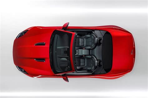 Jaguar F-Type Top View 'Red'