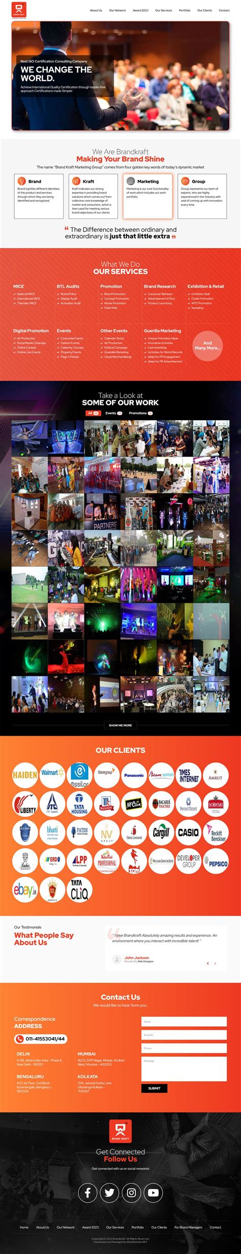 Entertainment web design Portfolio | Amazing Portfolio of Entertainment web design