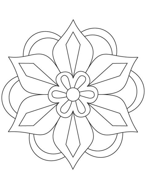 Diwali Rangoli Patterns Coloring Pages | Diwalifbcovers. | Mandala coloring pages, Pattern ...