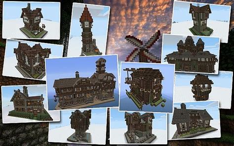 Minecraft Medieval Schematic Pack