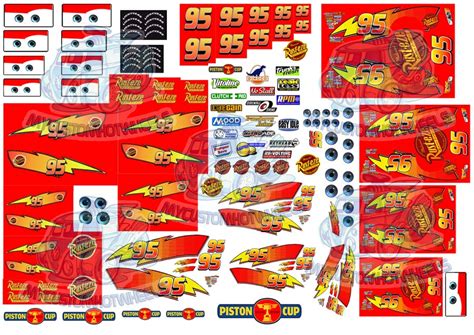 Top 32+ imagen lightning mcqueen decals - abzlocal fi