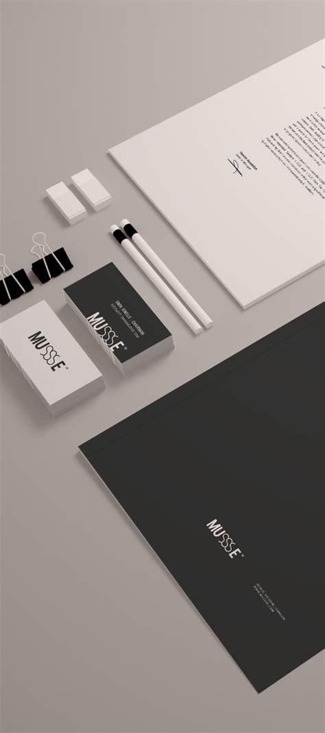 Free Stationary Mockup (Psd Smart Object) on Behance