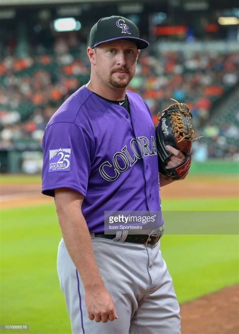 Bryan Shaw, COL // August 14, 2018 at HOU Colorado Rockies, The Visitors, Bryan, Rocky, August ...