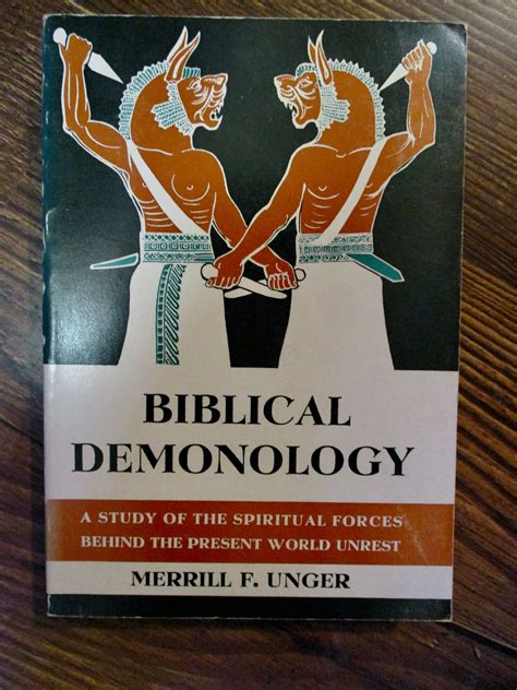 BIBLICAL DEMONOLOGY by Merrill F Unger Study of Spiritual | Etsy | Christian books, Demonology ...