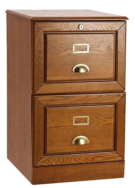 Wooden Oak Locking 2 Drawer File Cabinet - WD-3723 - Mighty (Taiwan Manufacturer) - Office ...