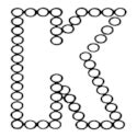 Dots Uppercase » Alphabet Coloring