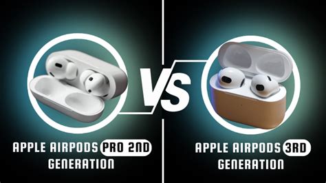 Appl AirPods Pro (2nd Gen) vs AirPods (3rd Gen) - SoundGuys