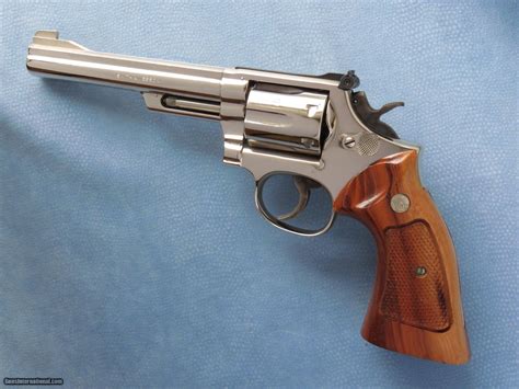 Smith & Wesson Model 19-3 Combat Magnum, Cal. .357 Magnum 6 Inch Nickel ...