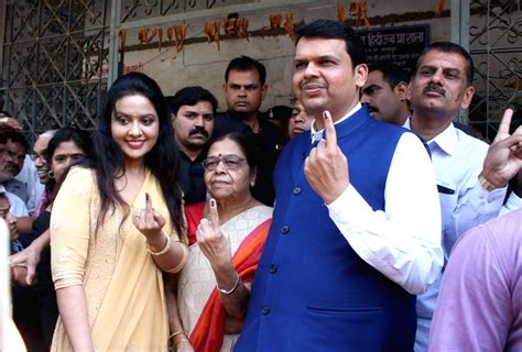 Nagpur Municipal Corporation polls - Devendra Fadnavis & family