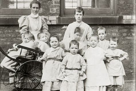 Children and nurse at Crumpsall Workhouse, c.1897 | Workhouse, Orphans children, Children