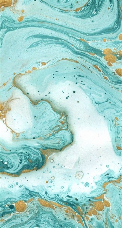 Teal Gold Marble Iphone Wallpaper Background Lockscreen - Teal And Gold ...