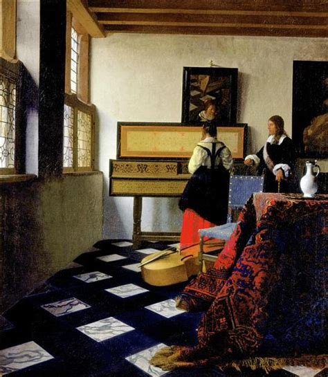 The music lesson, c.1662 - c.1665 - Johannes Vermeer - WikiArt.org