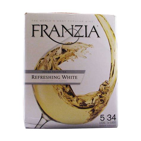 Franzia Refreshing White Box Wine 5L - Elma Wine & Liquor