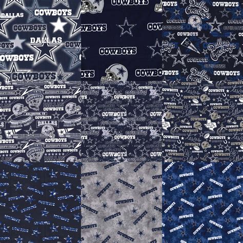 NFL Dallas Cowboys Cotton Fabric 1/4 Yard - Etsy