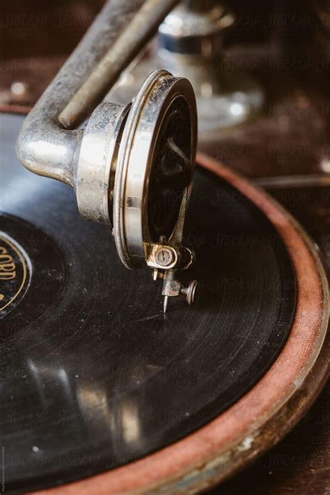 "Old Vintage Gramophone Record Player" by Stocksy Contributor "Pixel ...