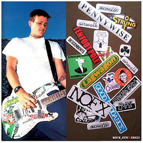 Jual Tom DeLonge stickers guitar fender stratocaster decal replica ...