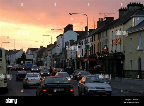 Sunset in Moate Co Westmeath Ireland Stock Photo - Alamy