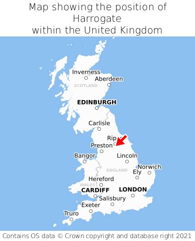 Where is Harrogate? Harrogate on a map