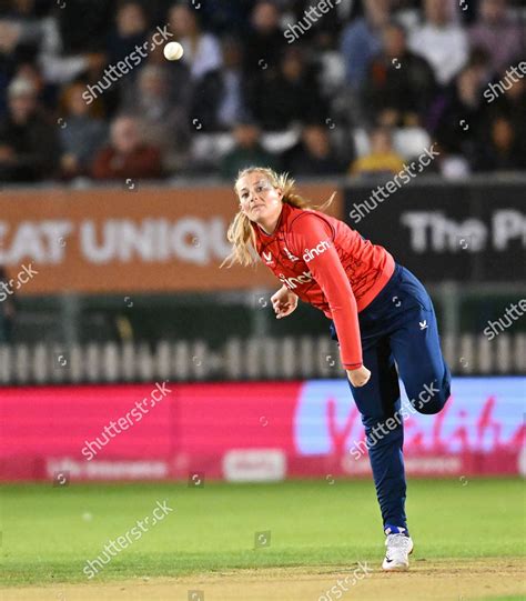 Sophie Ecclestone Bowling England Second Vitality Editorial Stock Photo ...