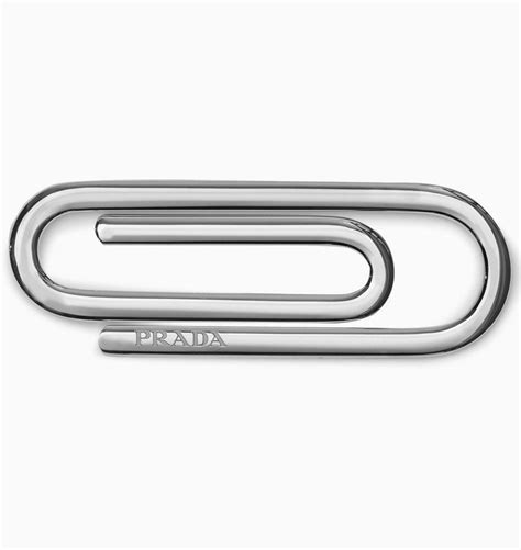 Prada Sterling Silver "Paperclip" Money Clip | Silver money clip ...