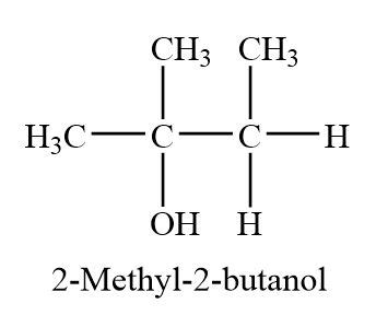 2 Methyl 2 Propanol Structure