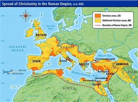 Spread Of Christianity Map