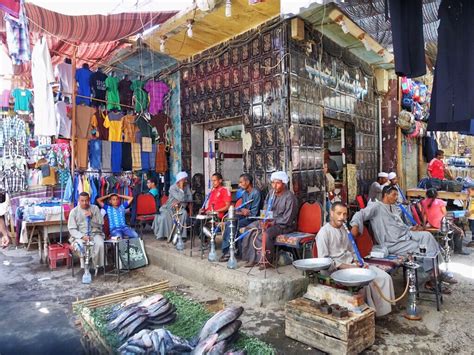 (Q)ahwa in Luxor Souk, Egypt