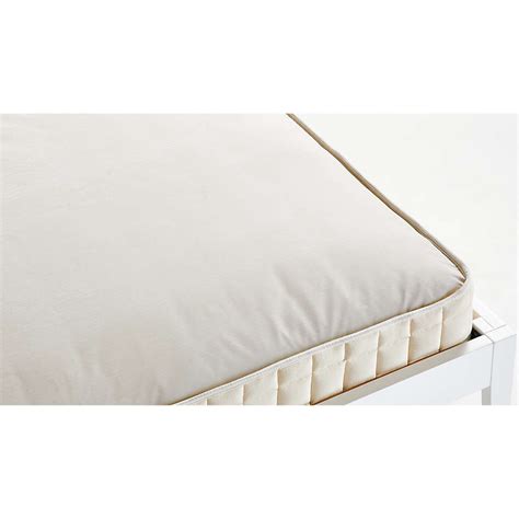 Naturepedic Organic Cotton Ultra 2-in-1 Twin Firm Mattress + Reviews | Crate & Kids