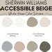 Sherwin Williams Accessible Beige Color Palette Accessible Beige Color Scheme Coordinating ...
