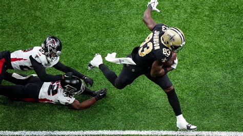 New Orleans Saints tight end Juwan Johnson's best plays from 2-touchdown game vs. Atlanta ...