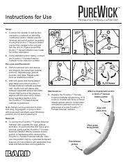 6-Purewick Handouts 1 .pdf - PureWick Instructions for Use FEMALE ...