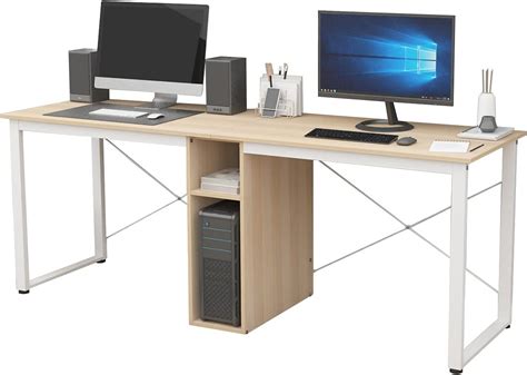 Buy sogesfurniture 78 inches Large Double Workstation Dual Desk Home ...