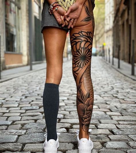 tattoo artworks by © Wildhands - TattooArt | Leg tattoos women, Leg ...