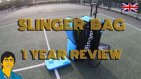 Slinger Tennis Bag & Ball Launcher - 1 Year Review - YouTube