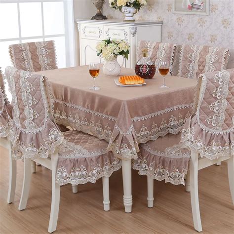 Fashion Top grade dining table cloth chair covers cushion tables and chairs bundle chair cover ...