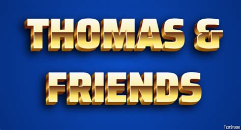 Thomas And Friends Logo Font