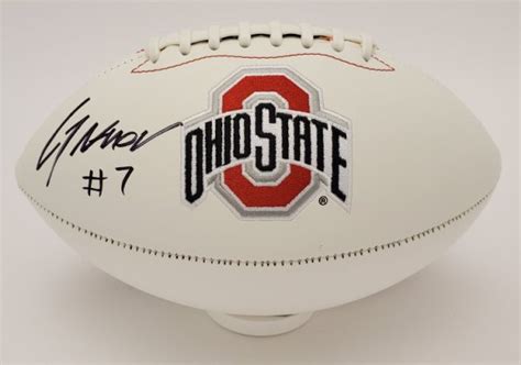 CJ Stroud Ohio State Buckeyes Autographed Signed White Panel Football ...