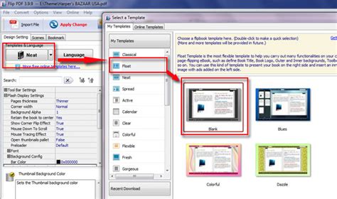 How to set thumbnail background color of HTML5 Flipbook? [A-PDF.com]