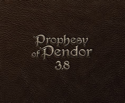 Prophesy of Pendor v3.8 Release! news - ModDB