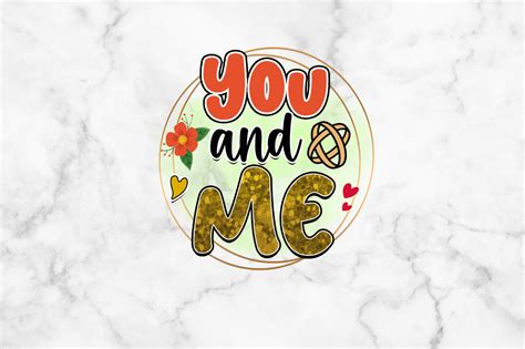 You and Me,wedding Sublimation Design Graphic by Black Cat Studio · Creative Fabrica