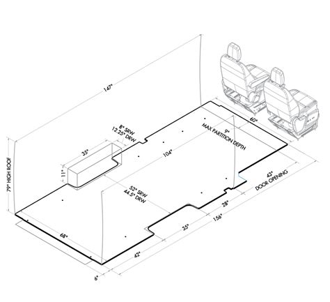 Ford Transit Vehicle Layouts | Ford transit, Ford transit camper, Transit camper