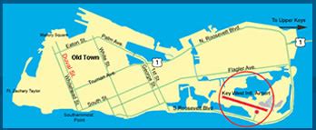 Directions and a Map for Key West International Airport, Key West Florida