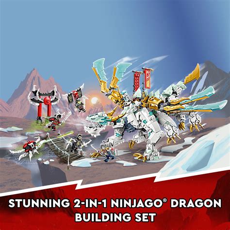 Mua LEGO NINJAGO Zane’s Ice Dragon Creature 71786, 2in1 Dragon Toy to ...