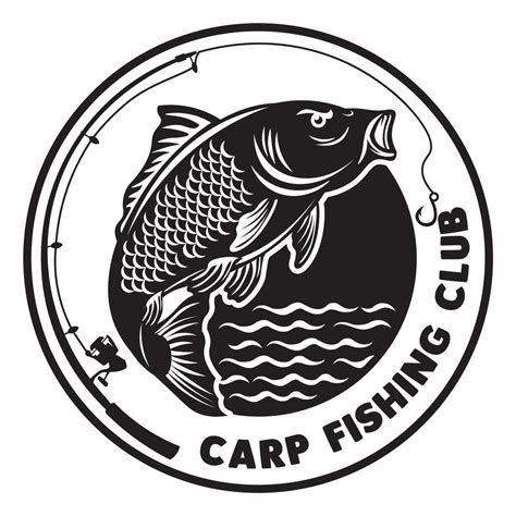 Carp fishing logo, perfect for fish supplier company and brand product logo and t shirt design ...