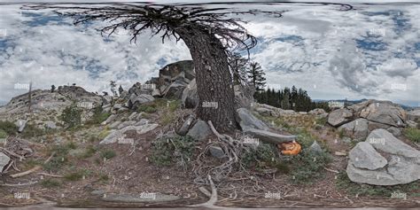 360° view of Donner Summit Hike Descent - Alamy